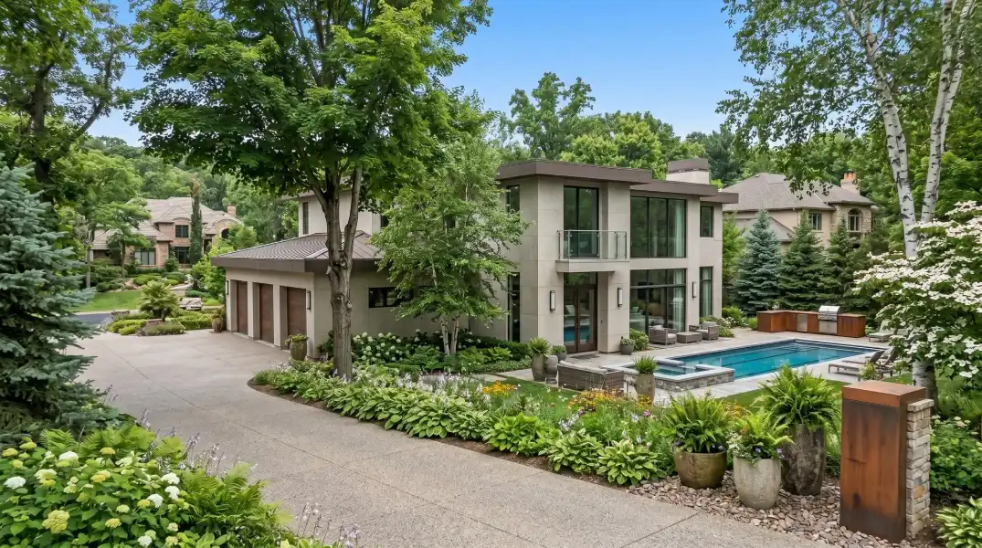 Professional real estate property clearing background